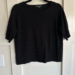 Adrianna Papell Black Knit Top